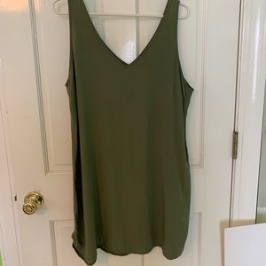 Casual Olive Dress